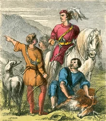 Earl Percy chassant à Chevy Chase