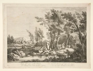 Paysage avec ruines, d