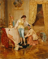 Se préparer pour un bal masqué