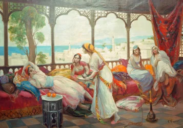 Scène de harem