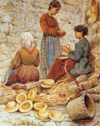 Tresseuses de paille toscanes (Trecciaiole)
