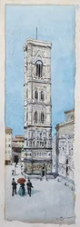 Promenade sur la Piazza Duomo à Florence