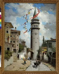 Vue de la tour de Galata à Constantinople