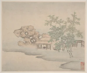 Paysages, daté 1646