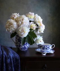 Pivoine dorée comme le miel