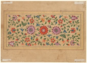 Vignes florales défilantes, 1755