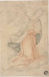 Ange agenouillé