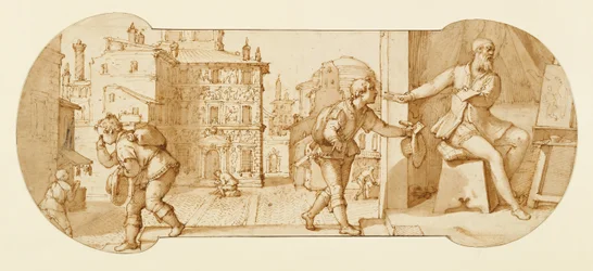 Thaddeus rebuffé par Francesco Il Sant