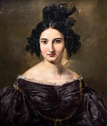 Portrait de femme, avant 1840 (huile sur toile)