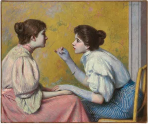 Conversation intéressante, 1895