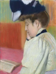 Femme lisant, c. 1890