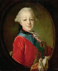 Portrait de Pavel Petrovich (1754-1801) 1761