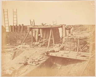 Intérieur du fort de Taku