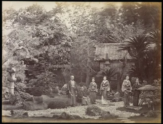 Un jardin japonais à Harra