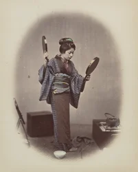 À sa toilette