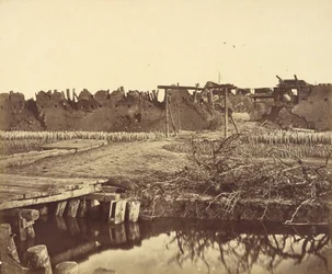 Extérieur du fort nord, montrant l