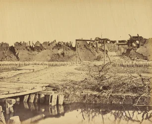 Extérieur du fort nord montrant l