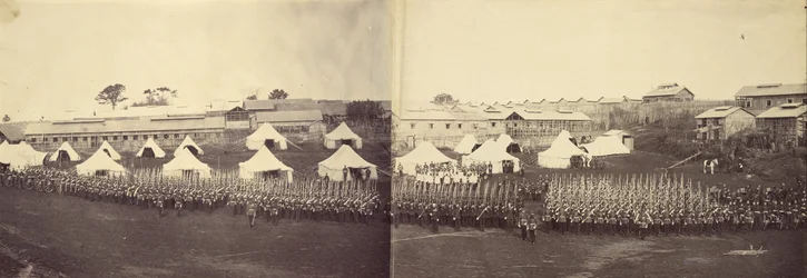 Portrait de groupe du bataillon royal des marines