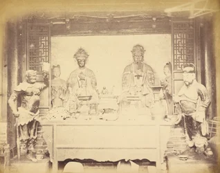 Maison du quartier général, 1ère division, Pehtang, Chine, 1er août 1860