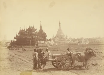 Pagode et Kyaung construits par le capitaine de la garde du corps du roi Thibaw Min