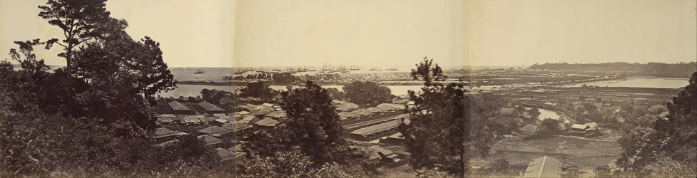 Panorama, Yokohama depuis Governors Hill