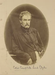 Portrait de Sir Colin Campbell Lord Clyde, Commandant en chef en Inde