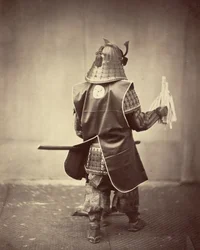 Costume de samouraï - vue de dos