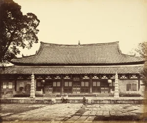 [Temple dans le quartier des Tartares, Canton, Chine]