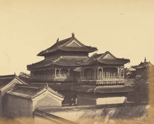 Temple de Confucius, Pékin, octobre 1860