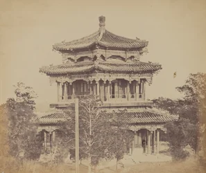 Le Grand Palais Impérial Yuen Min Yuen, Pékin, avant l