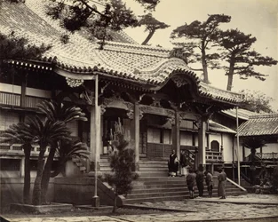 La salle principale du temple Daionji, Nagasaki
