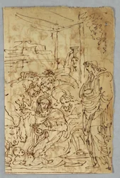 Adoration des bergers ; Archange St. Michel d