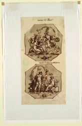 Naissance de Bacchus ; Banquet de Bacchus et Ariane