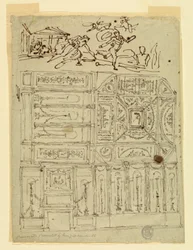 Dessin, Atalante et Hippomène, vers 1800