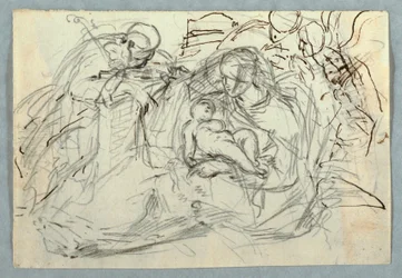 Dessin, Sainte Famille, 1800-1825