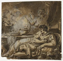 Un magicien guérit un malade