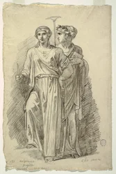 Melpomène, Muse de la Tragédie et Clio, Muse de l