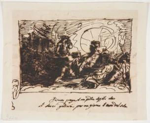Phaéton demande à Apollon de conduire le char du soleil