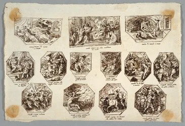 Romulus et Remus, Treize Peintures pour la Sala delle Origini di Roma, Faenza
