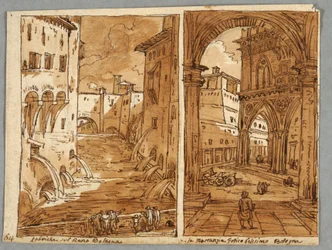 Page de carnet de croquis, Folio 64 : Étude d