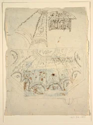 Étude pour la Sala di Apollo, Palazzo Milzetti, Faenza
