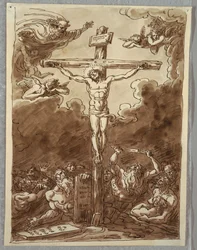 La Crucifixion, étude d