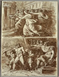La vestale Tuccia porte de l