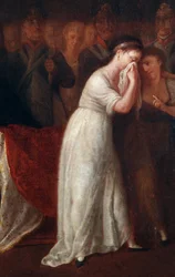 Une femme comme la loi régissant le statut de la mère dans la famille, inférieur à celui du mari. (détail)