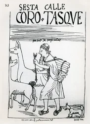 Fille de douze ans aux cheveux courts gardant des lamas