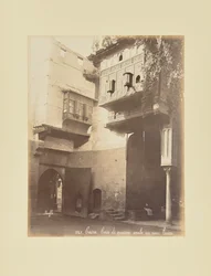 Le Caire - Cour de maison arabe, au vieux Caire