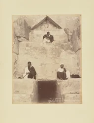 Entrée de la grande pyramide