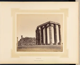 Grèce : Temple de Jupiter Olimpien à Athènes