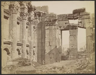 Interieur, Temple du Jupiter, Balbek