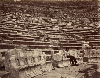Intérieur du théâtre de Dionysos, Athènes
